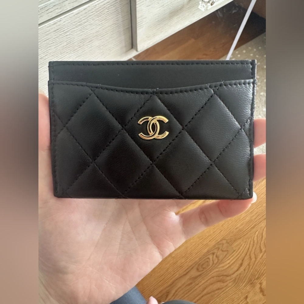 Chanel Lambskin Leather Classic Card Holder